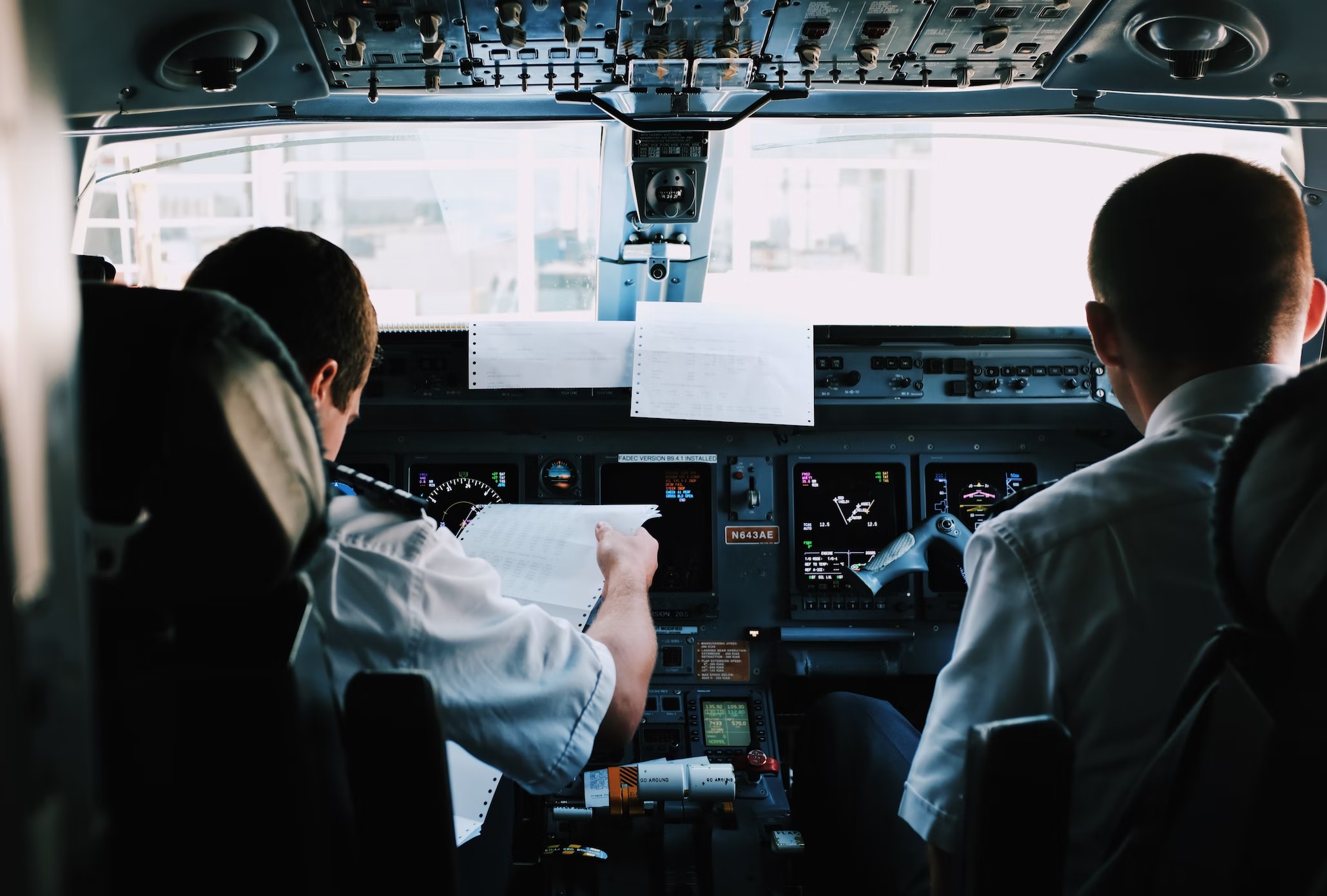 aircraft cockpit 